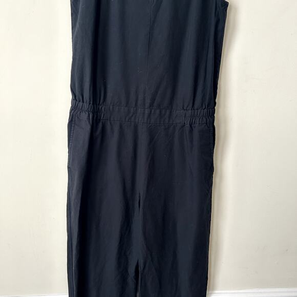 J.Crew Factory Jumpsuit Womens Size 4 Coveralls One-Piece Twill Romper Minimal - Picture 2 of 8